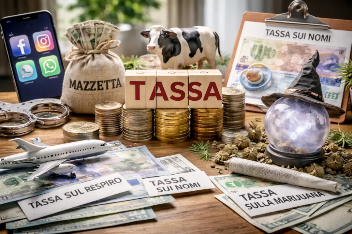 Le tasse più assurde
