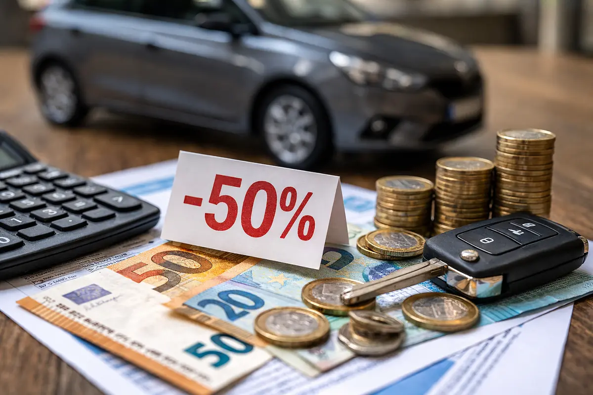 Sconto bollo auto del 50%