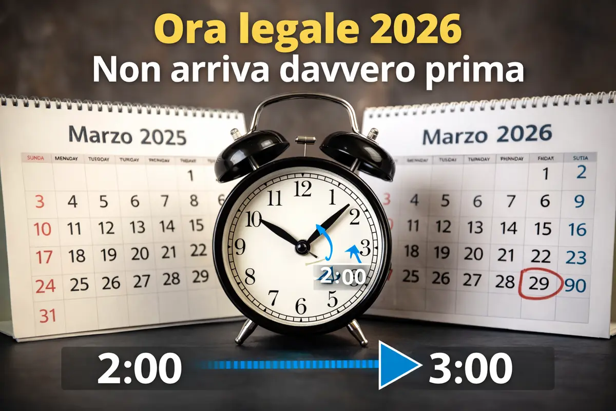 ora legale quando cambia